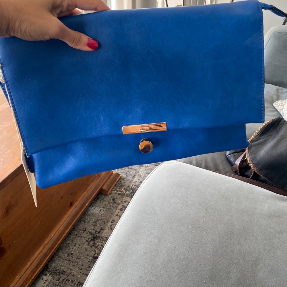 Made in Italy - Real Italian leather clutch NEW